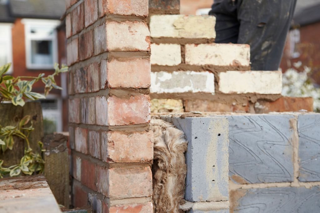 Building using second hand bricks